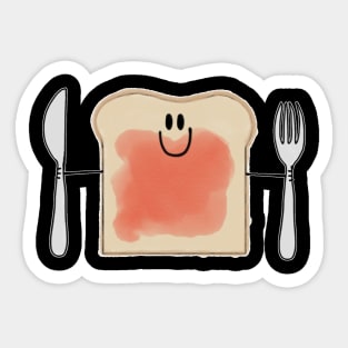 Toast Time! Sticker